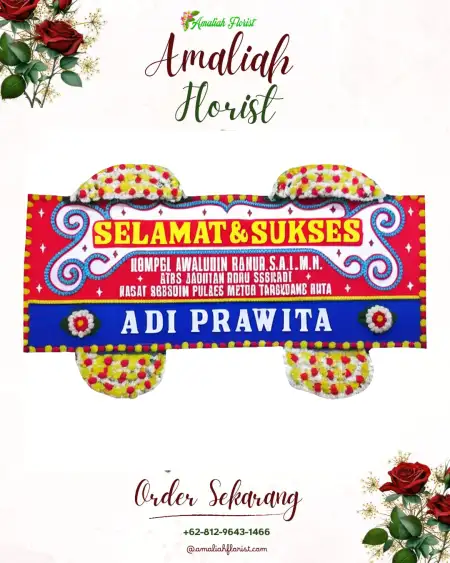 Papan Bunga Ucapan Selamat Kriwen